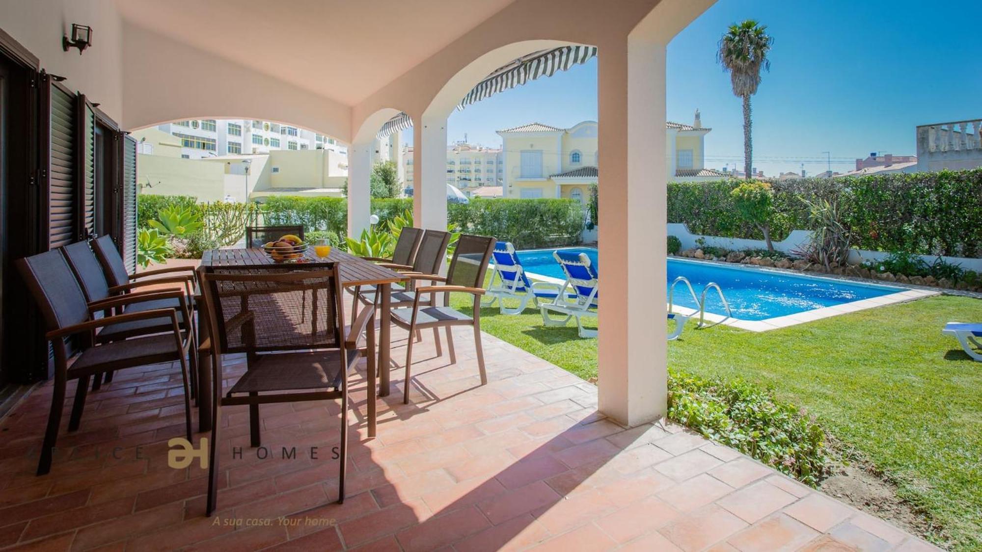 Greice Homes-650 Meters From The Beach, 4 Bedrooms Villa For Holidays In Vilamoura-Quarteira Exterior foto